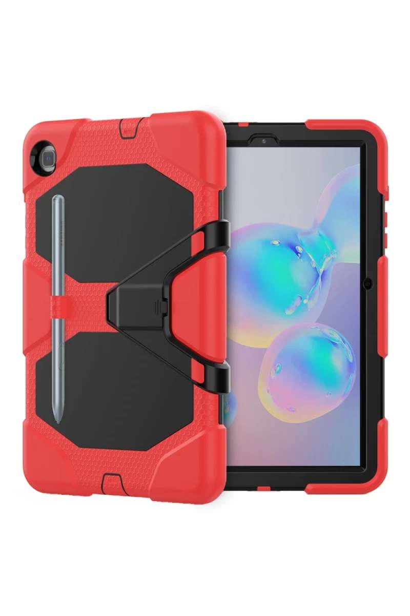 Galaxy T500 Tab A7 10.4 Kılıf Griffin Tablet Kapak - Kırmızı