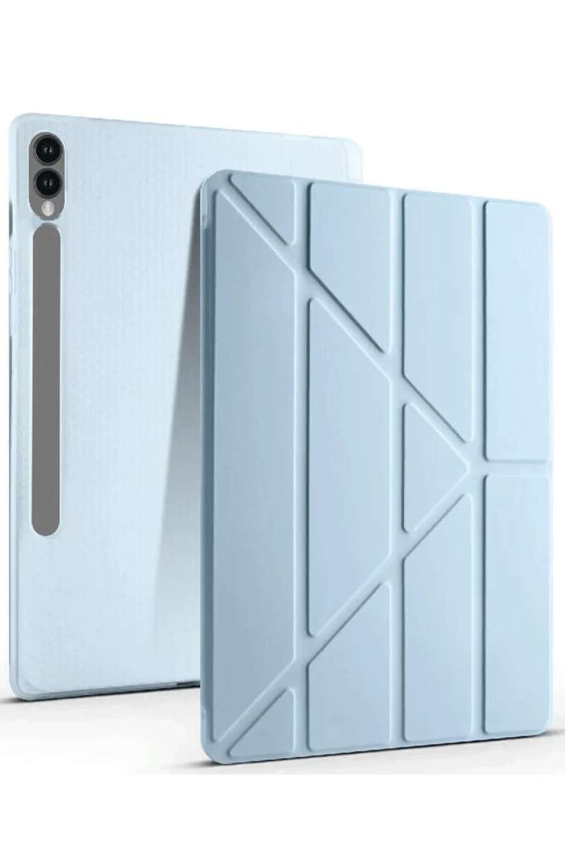 Galaxy X510 Tab S9 FE 11 Kılıf Kalemlikli Mars Tablet Kılıfı - Mavi