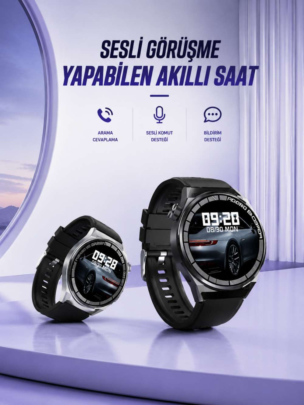 GT8 AKILLI SESLİ GÖRÜŞME YAPABİLEN SAAT