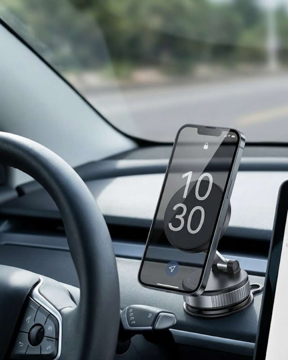 Güçlü Mıknatıslı Araç Telefon Tutucu 360 Derece Döner Stand