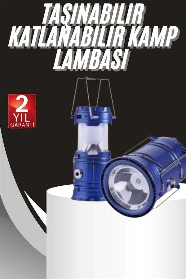 Güneş Enerjili Kamp Lambası Kızaklı 1 Adet