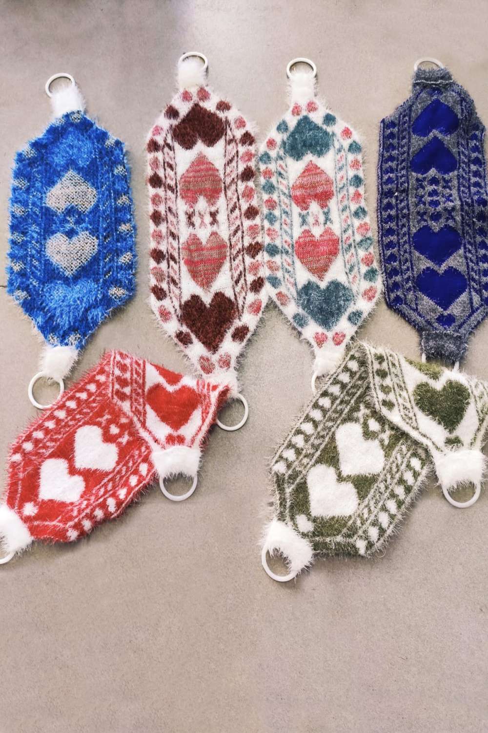 Halkalı Çeyizlik Lif, Yumuşak Dokulu Kalpli Lif, Çeyizlik Lif - 1 Adet