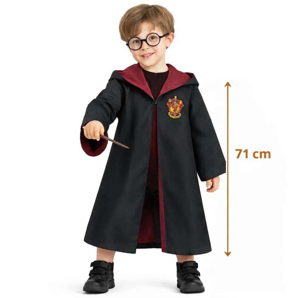 Harry Potter Bebek Kostüm Seti – Asa Gözlük Pelerin 71 Cm (2-4 Yaş)