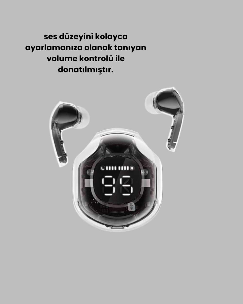 Hifi Ses Kalitesine Sahip Kablosuz Bluetooth Kulaklık 30 mm