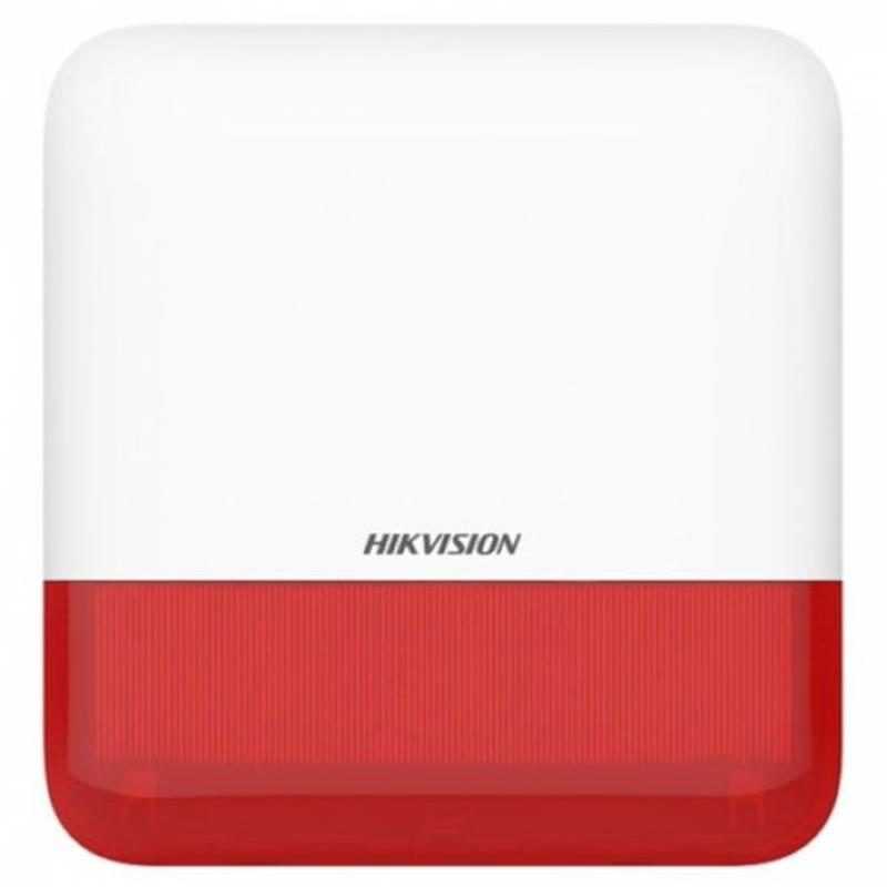 HIKVISION DS-PS1-E-WE 868MHZ 110DB DIŞ ORTAM IP65 KABLOSUZ SİREN KIRMIZI RENK