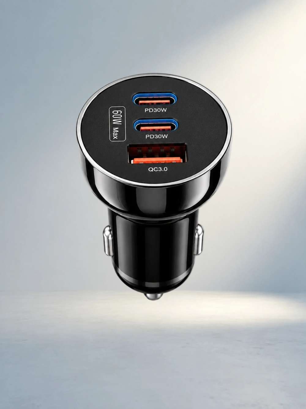 Hızlı Şarj Adaptörü Çift USB-C PD 60W Araç İçi Kullanım