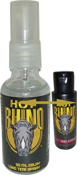 Hotrhino Erkeğinsetigeciktiricispray + Hotrhino Büyütücükrem