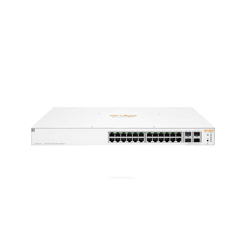 HPE ARUBA ION 1930 JL684B 24 PORT GIGABIT+4X10GB SFP YÖNETİLEBİLİR L2+ RACKMOUNT 370W POE SWITCH