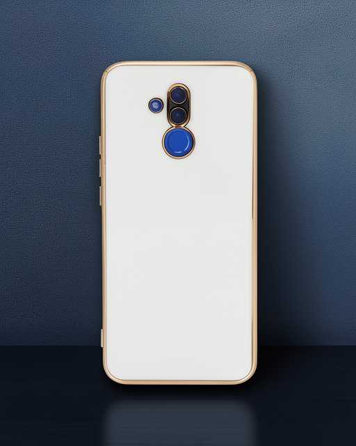 Huawei Mate 20 Lite Kılıf Volet Silikon - Beyaz