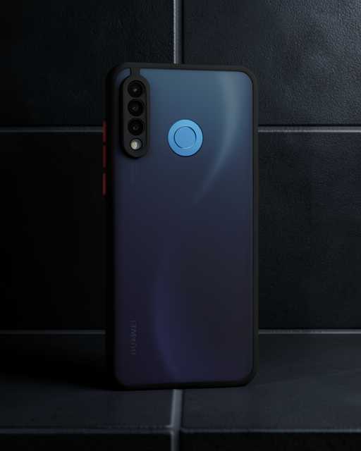 Huawei P30 Lite Kılıf Montreal Silikon Kapak - Siyah