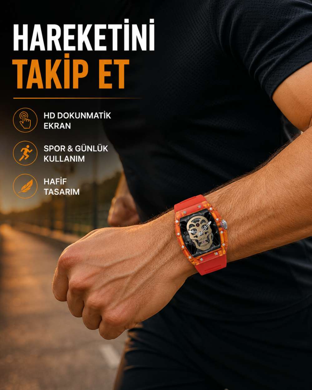 IP67 Suya Dayanıklı Akıllı Saat Uzun Pil Ömürlü Yeni Nesil