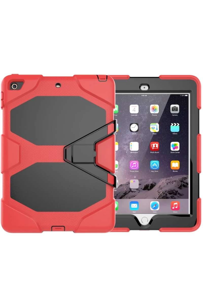 iPad 5 Air 9.7 Kılıf Griffin Tablet Kapak - Kırmızı