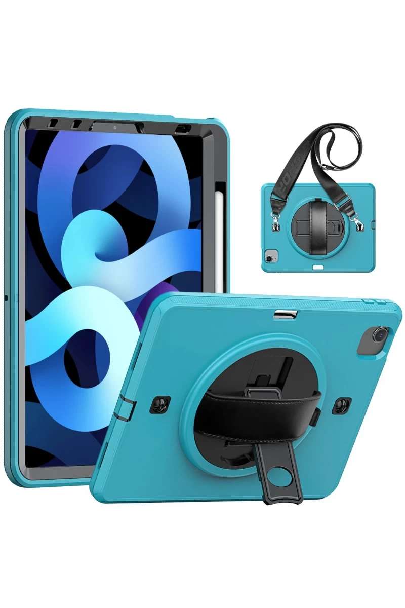 iPad Pro 11 (2020) Kılıf Strap-C Otterbox Tablet Kapak - Mavi