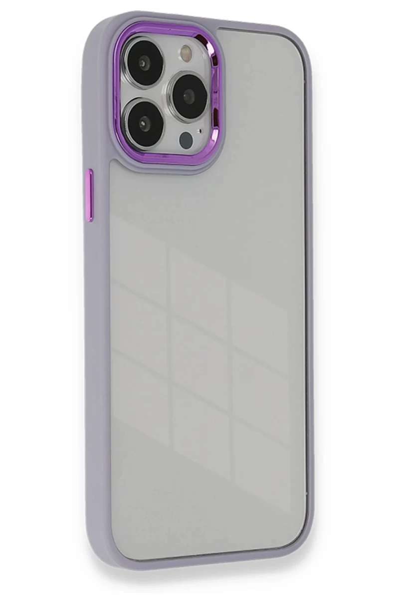iPhone 14 Pro Kılıf Dora Kapak - Lila