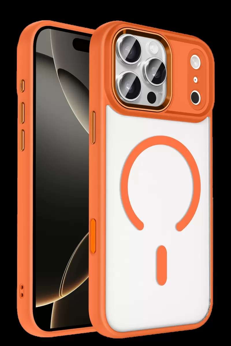 iPhone 17 Pro Max Terea Magsafe Kapak - Turuncu