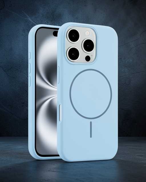 Joko Apple İphone 16 Pro Kılıf Jully Magsafe Kapak - Mavi