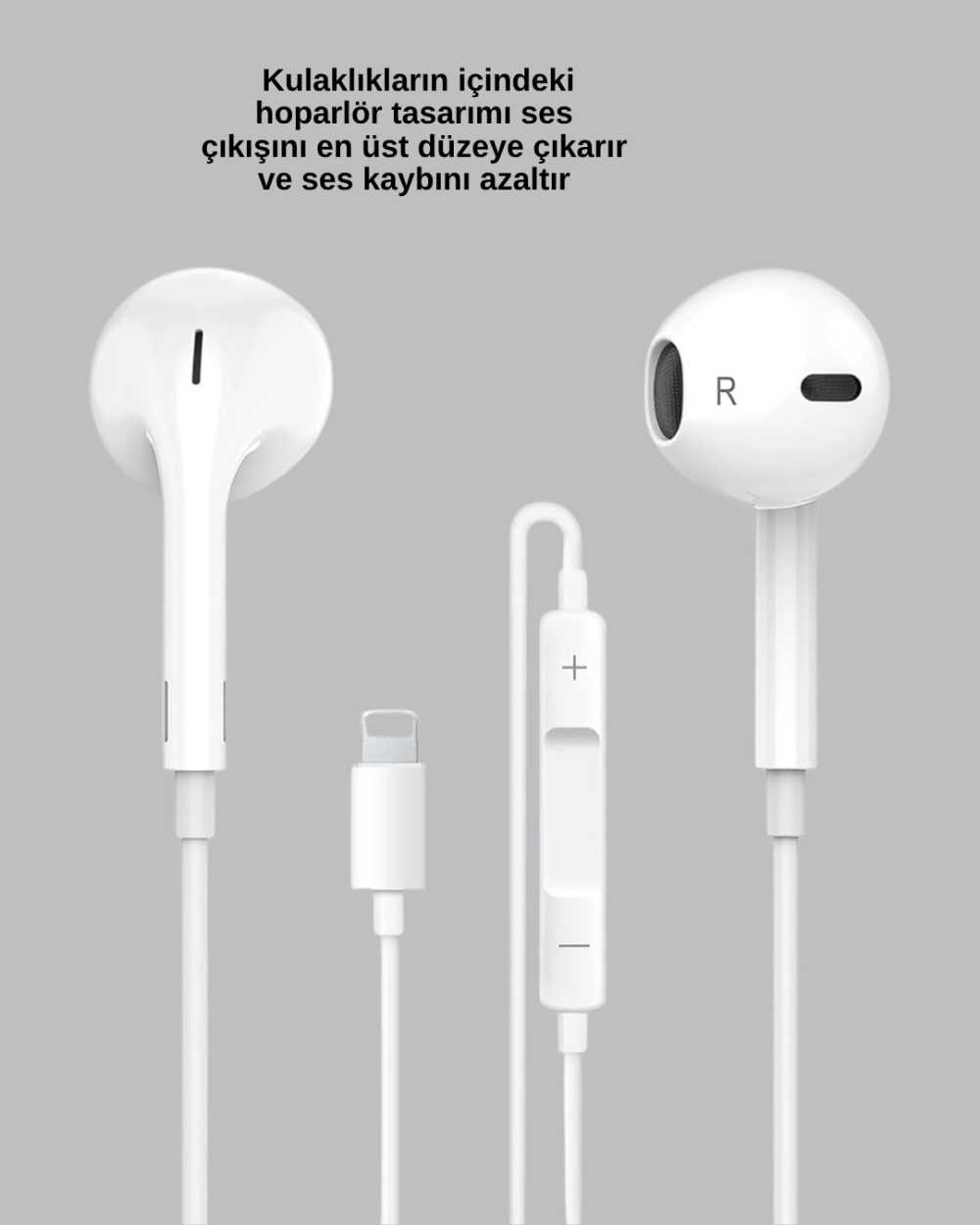 Kablolu Kulaklık 1 Adet Stereo Ses Performansı (Ergonomik Model)