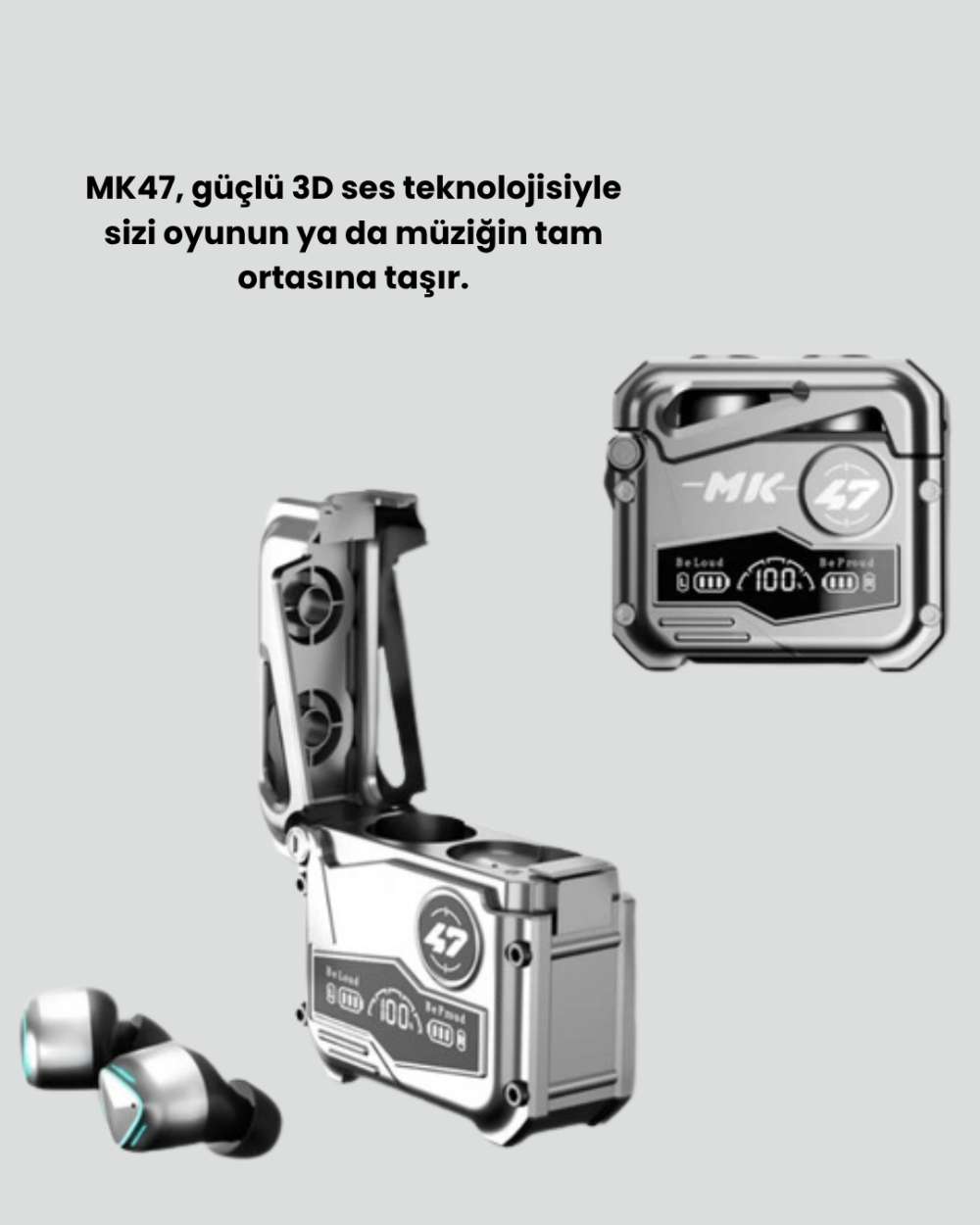 Kablosuz Bluetooth Kulaklık - 10 Metre Sinyal Mesafesi