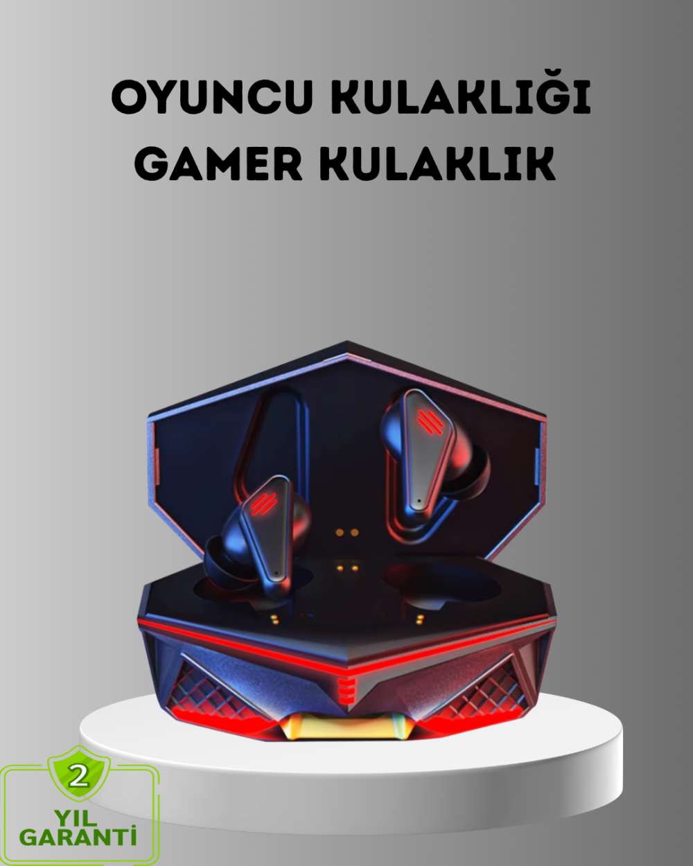 Kablosuz Bluetooth Kulaklık 5.0 Dokunmatik Kontrol Gürültü Engelleme
