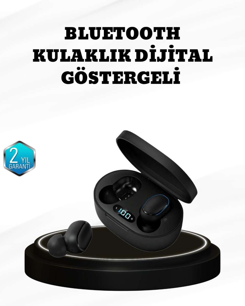 Kablosuz Bluetooth Kulaklık – Gürültü Önleyici, Suya Dayanıklı, Mikrofonlu, Uzun Pil Ömürlü