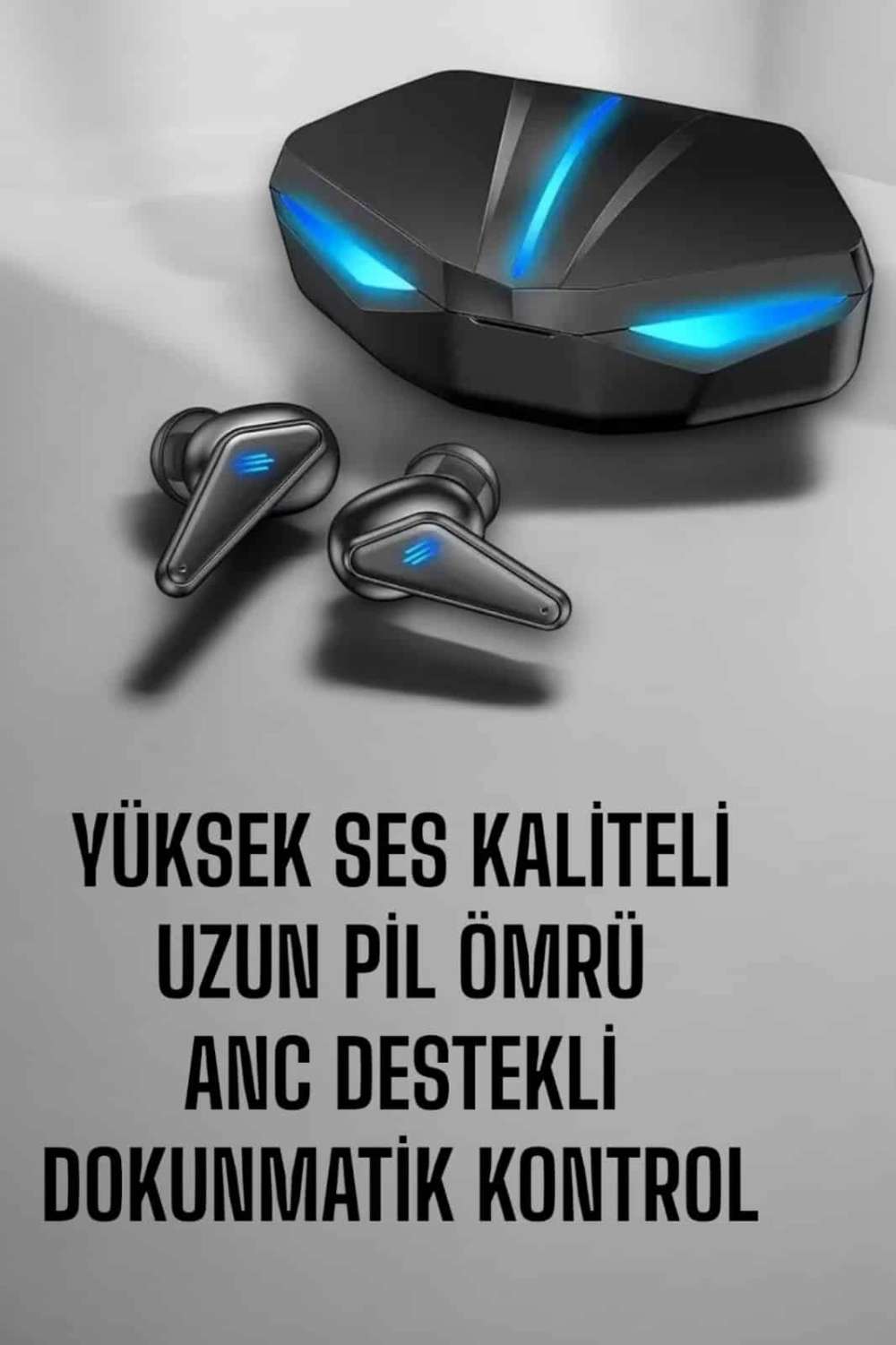 Kablosuz Bluetooth Oyuncu Kulaklığı 3D Ses ile Oyun İçin