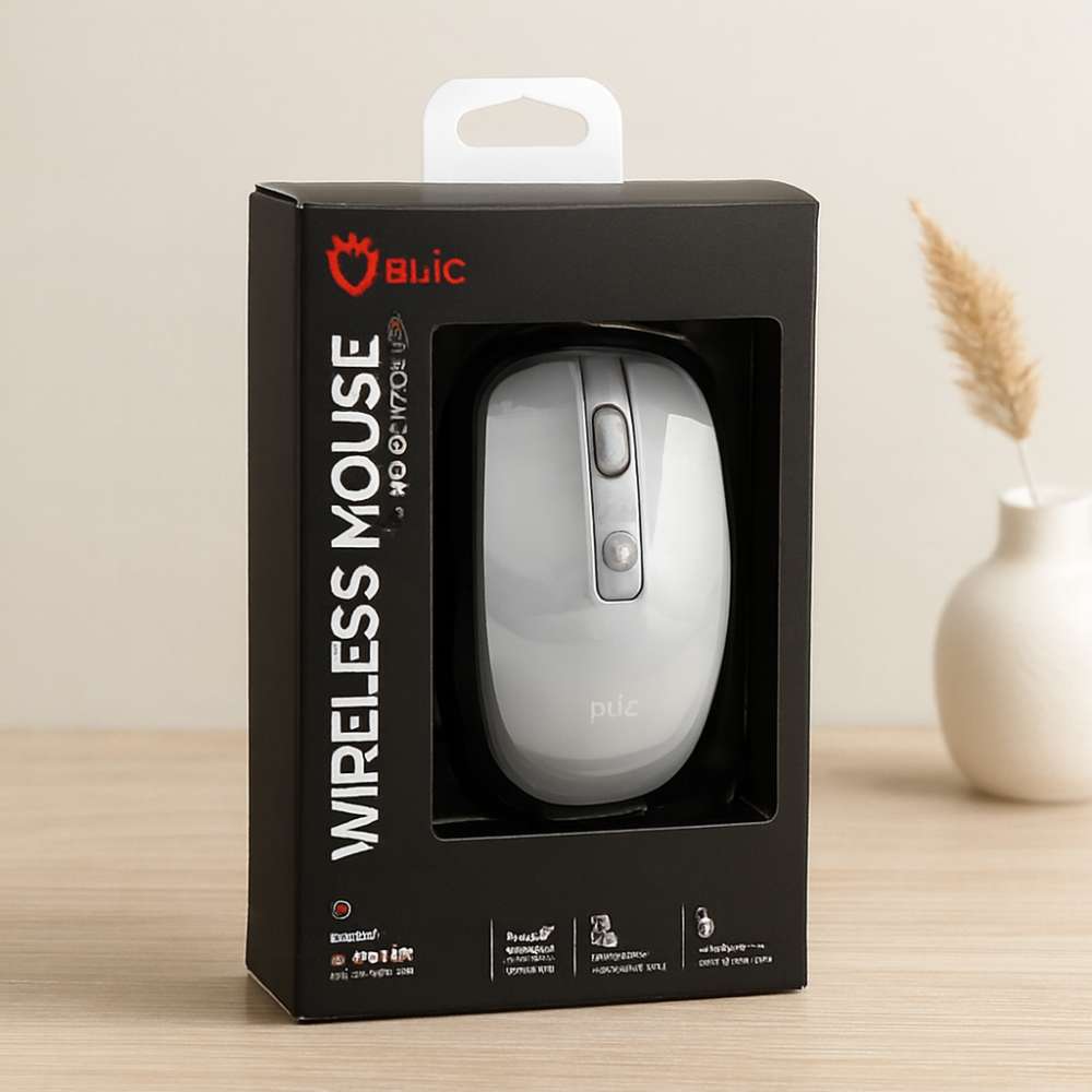 Kablosuz Mouse 1600 DPI Beyaz