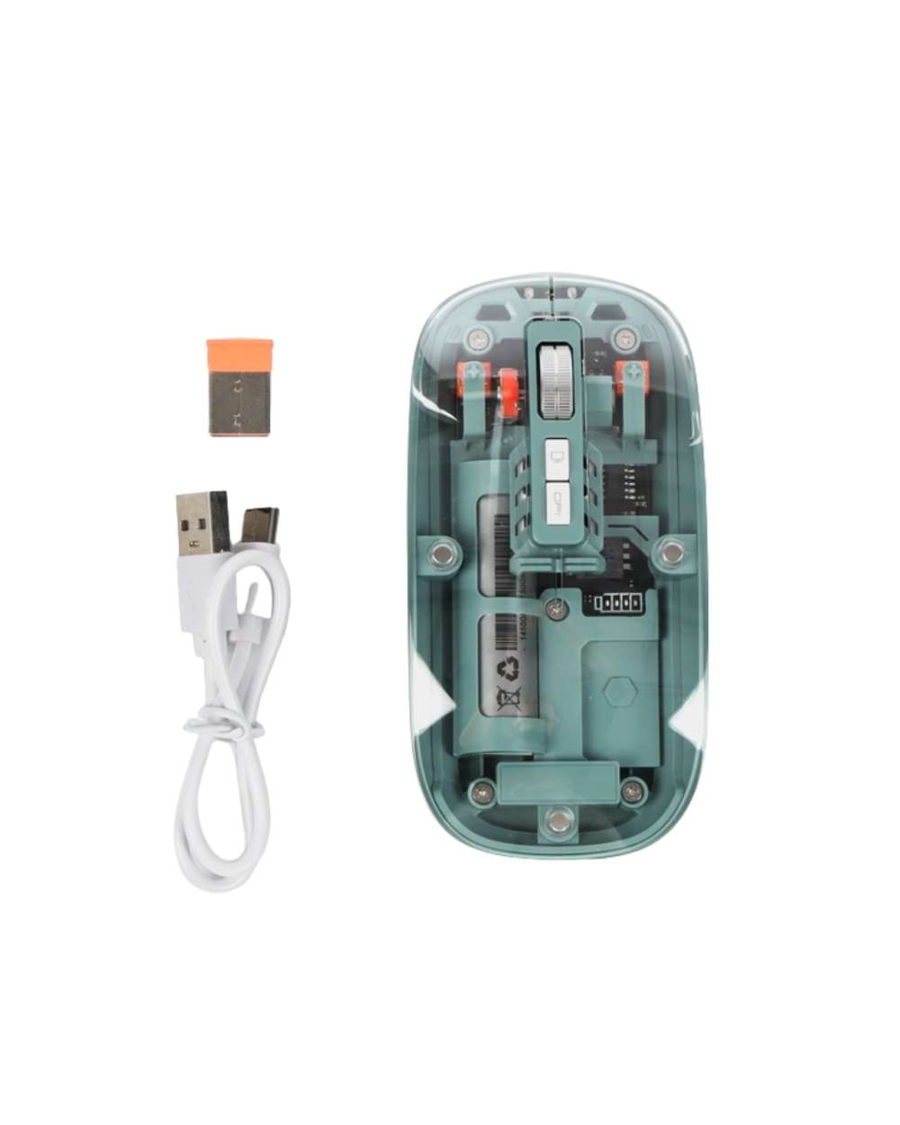 Kablosuz Mouse Bluetooth ve USB Alıcılı 2 Modlu Ergonomik Tasarım