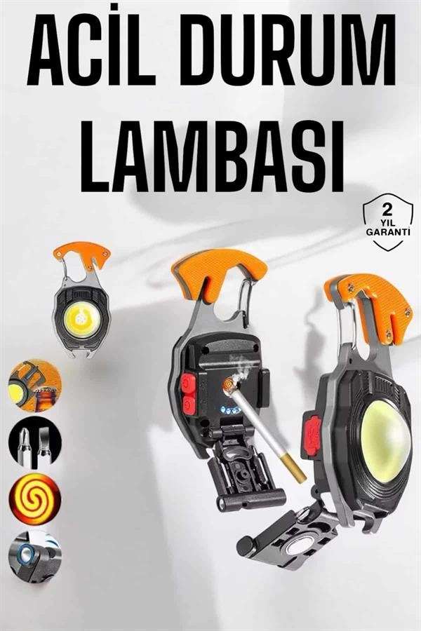 Kamp Lambası Acil Işık Seti 1 Adet Tornavida ve Düdük ile