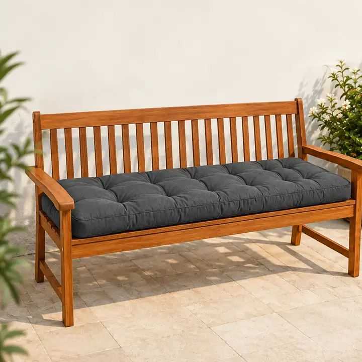 Kapitone Bank Minderi · 100 × 45 × 4 cm · Antrasit