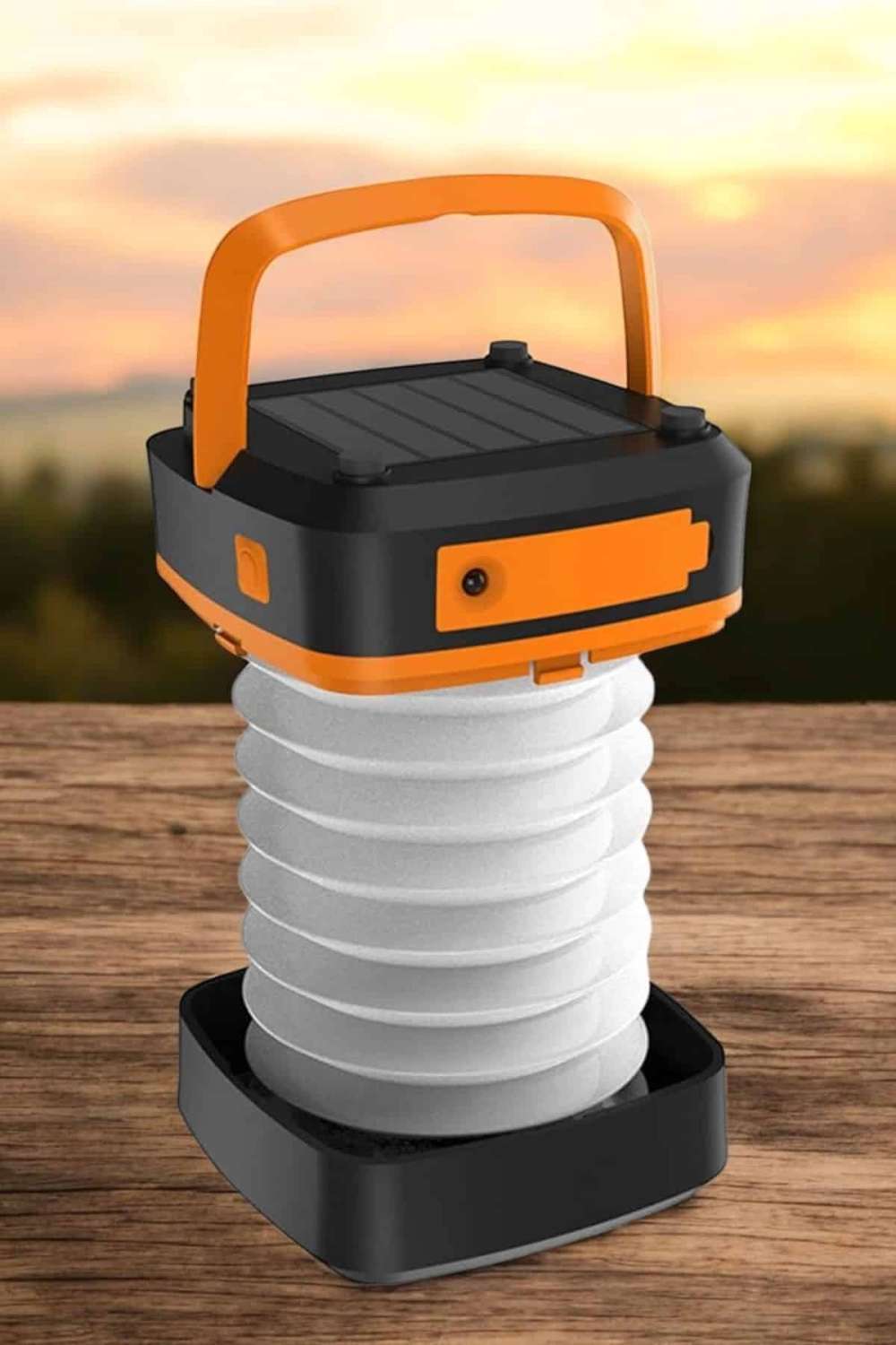 Katlanabilir Güneş Enerjili LED Lamba USB Şarjlı 3 Modlu