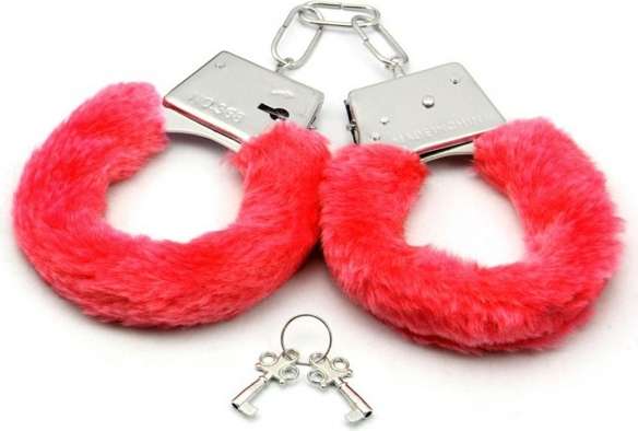 Kırmızı Peluş Kelepçe-