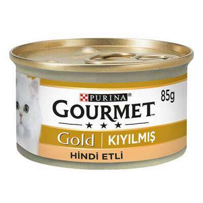 Kıyılmış Hindi Etli Yetişkin Kedi Konservesi 6 Adet 85 Gr