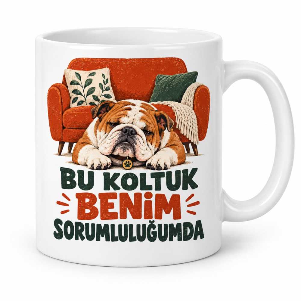 Koltuk Nöbeti Tasarımlı Porselen Kupa - MODEL 1030