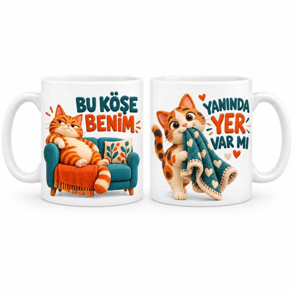 Koltuk Pazarlığı 2'li Porselen Kupa Seti - MODEL 849