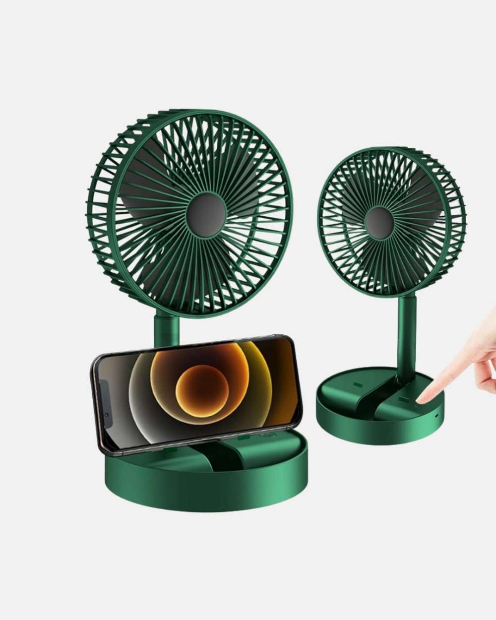 Kompakt Taşınabilir Mini Fan 3 Kademeli Şarj Edilebilir