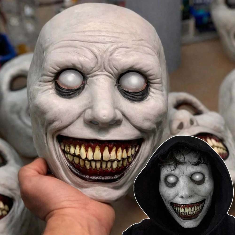 Korku Temalı Dehşet Gülüşlü Maske 22x18 cm