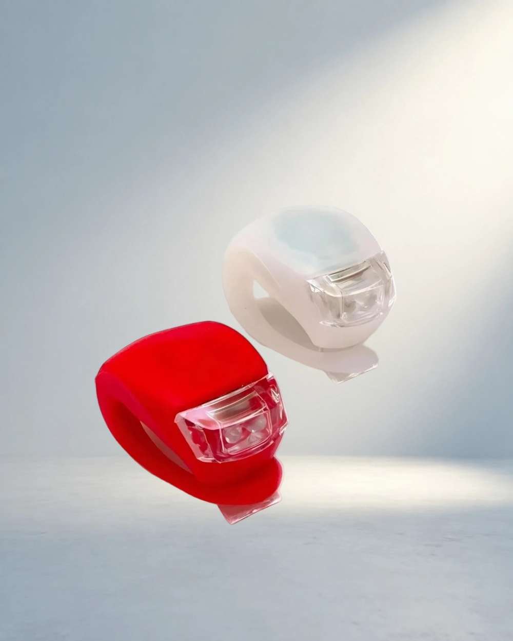 LED Güvenlik Lambası Seti 2 Adet Silikon Bisiklet Işığı