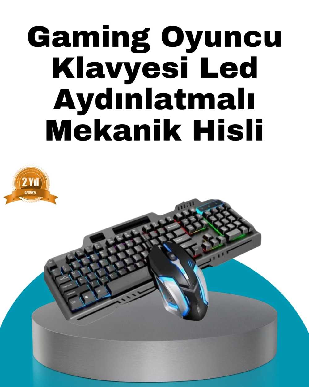 Mekanik Seti – Led Işıklandırma Ve Ergonomik Mouse