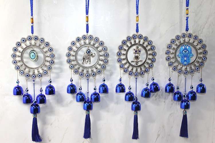 Metal Nazar Boncuğu Çan Alk3495