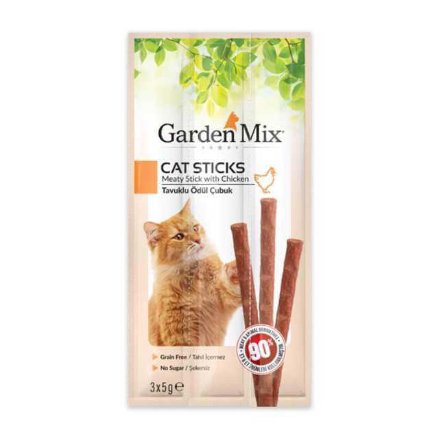 Mix Kedi Stick Ödül Maması Tavuklu 15gr 1 Adet