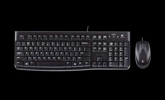 MK120 TR Q USB KABLOLU KLAVYE VE MOUSE SET SİYAH 920-002560