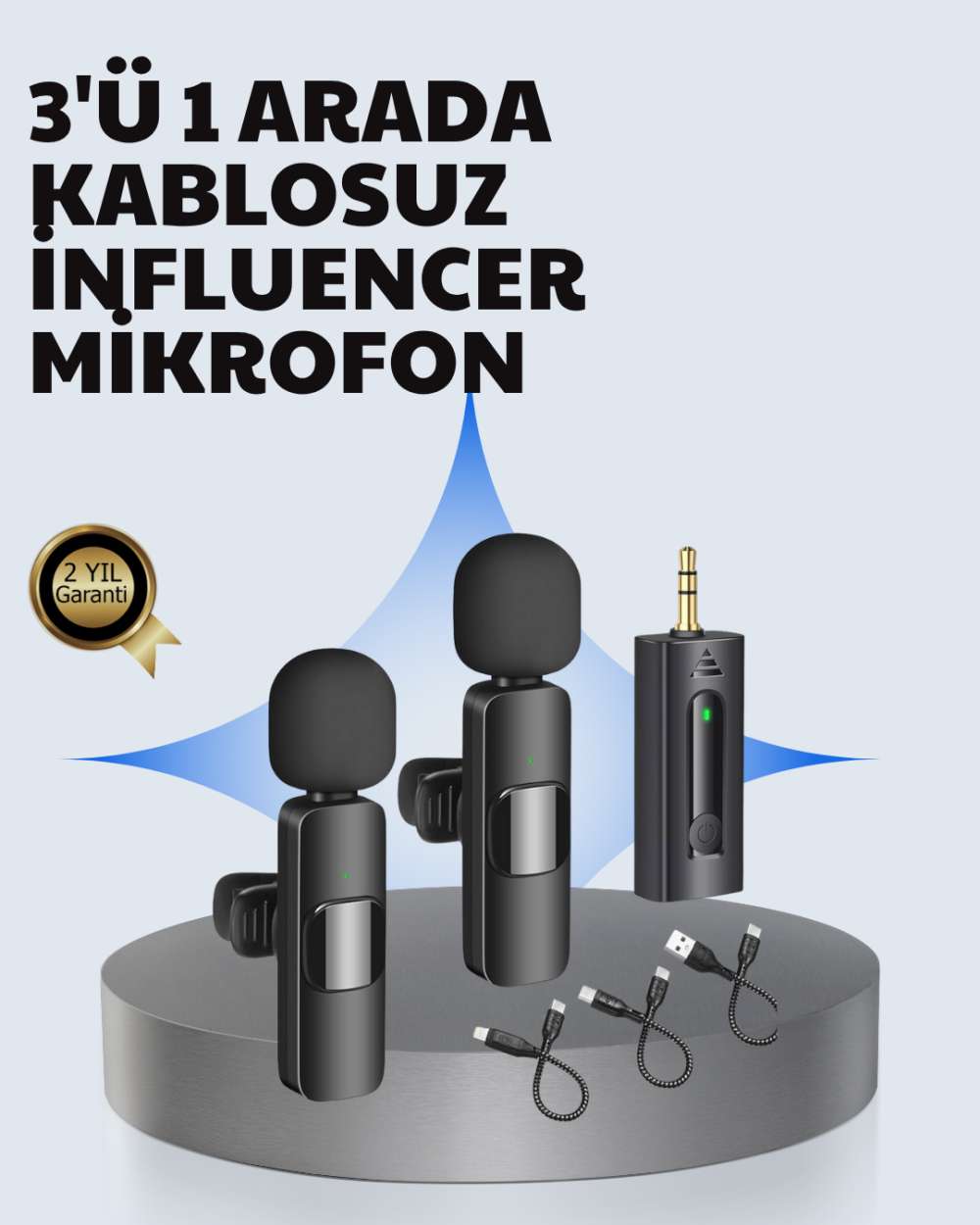 Mobil Uyumlu Mikrofon - Dış Mekân İçin İdeal