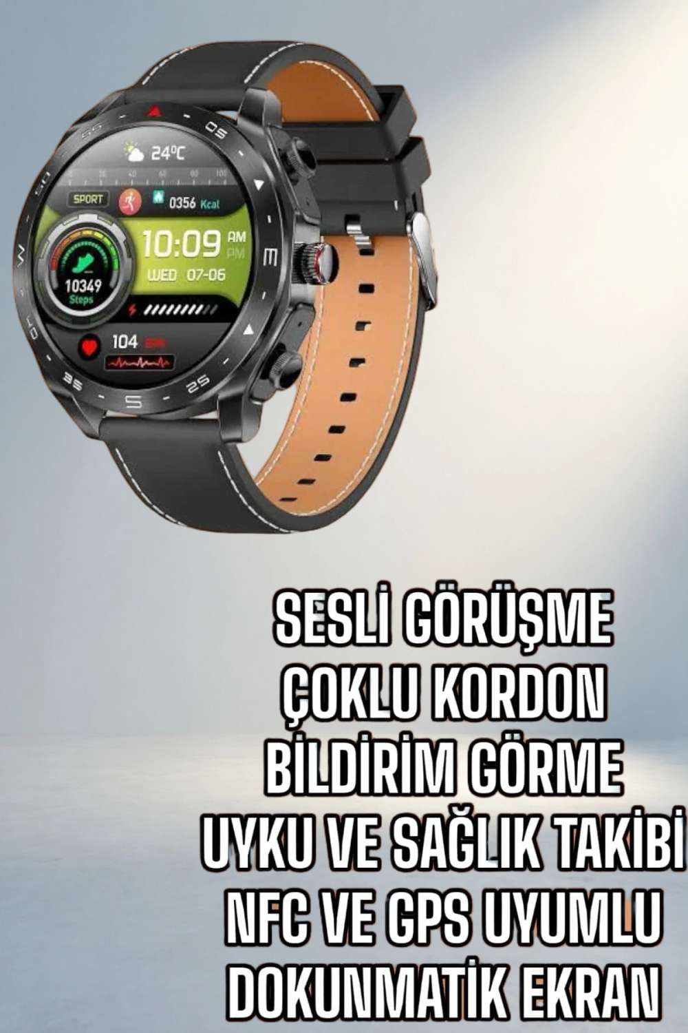 Modern Akıllı Saat GPS Takibi ve Sesli Görüşme Özelliği
