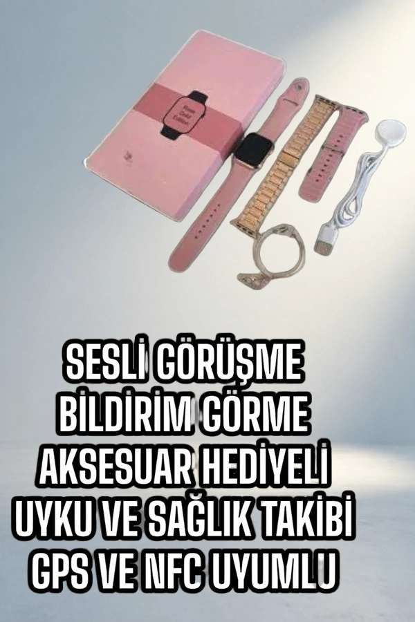 Modern Akıllı Saat Sesli Görüşme ve Sağlık Takibi