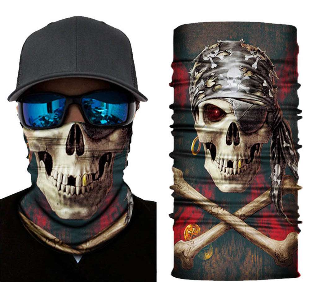 Motorcu Boyunluk Baf Buff Bandana 25x48 cm Model 2