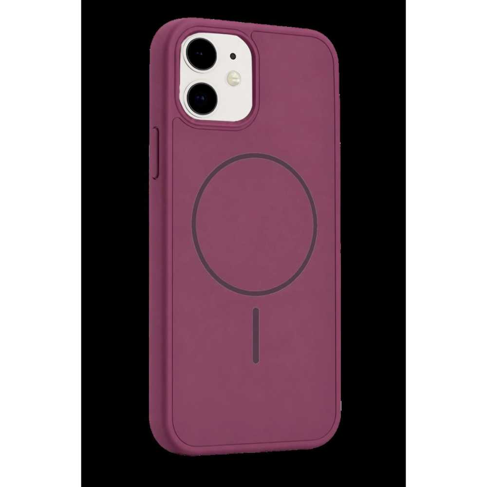 Newface Apple İphone 11 Azus Magsafe Kapak - Bordo