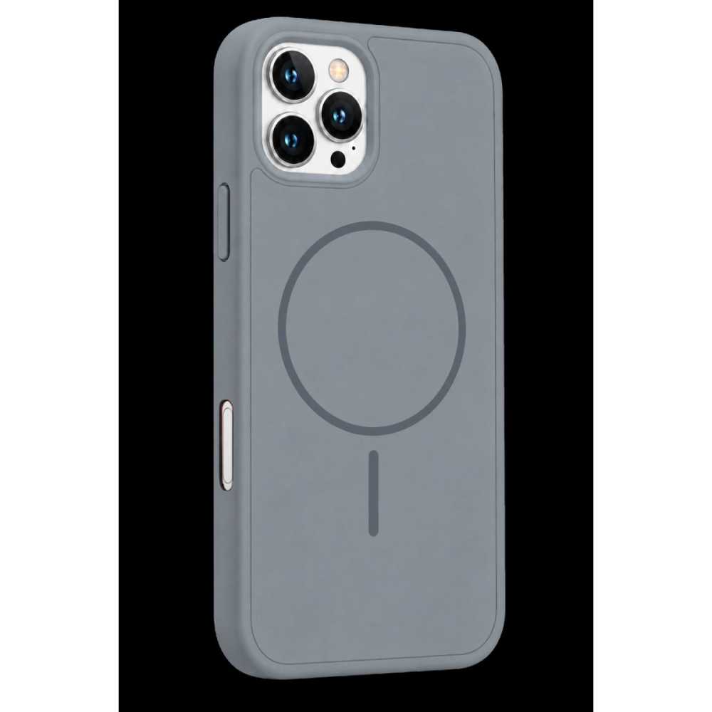 Newface Apple İphone 16 Pro Max Azus Magsafe Kapak - Gri
