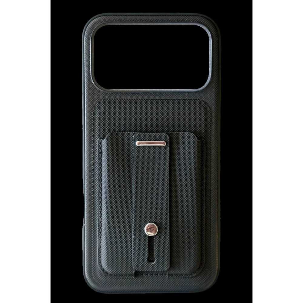 Newface Apple İphone 18 Pro/17 Pro Latte Kartvizitli Kapak - Siyah