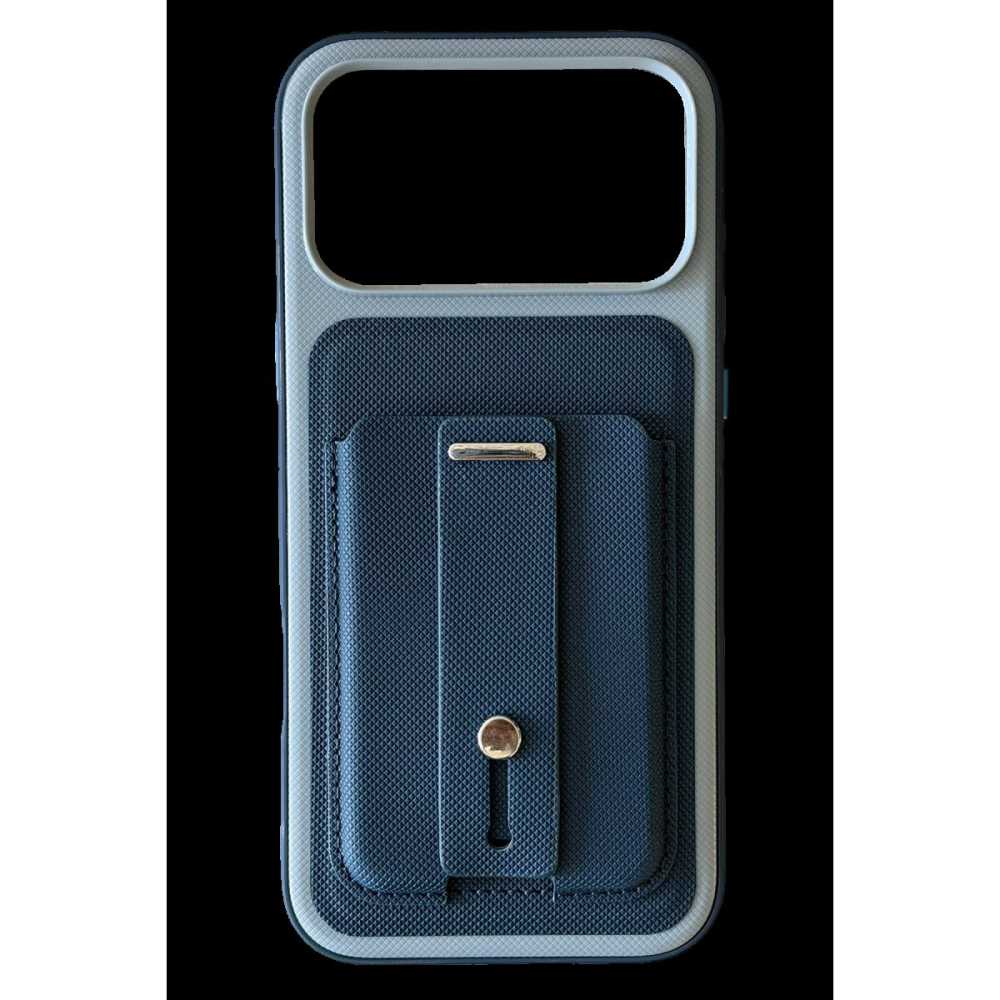 Newface Apple İphone 18 Pro Max/17 Pro Max Latte Kartvizitli Kapak - Lacivert