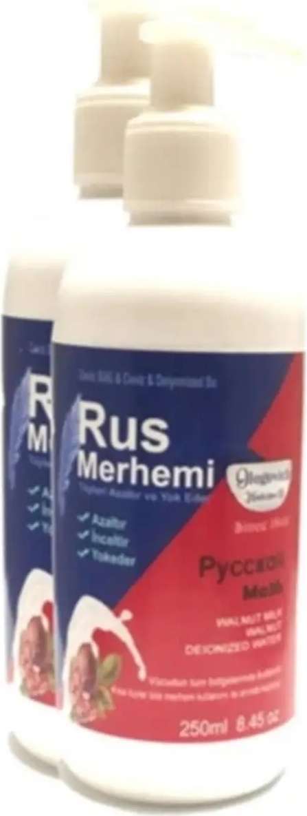 Olegovich Medicine Rus Merhemi Tüy Dökücü Azaltıcı Krem Merhem 250 ml 2 Adet -